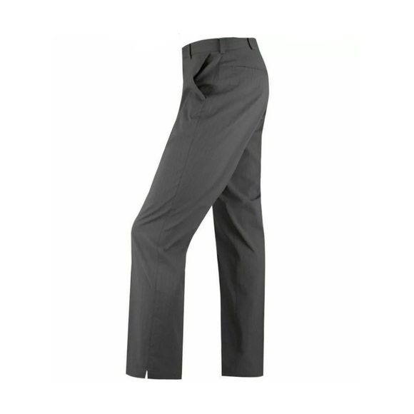 Nike Golf Men’s Stripe Novelty Flat Front Pants 32x32 Grey Stripes - Picture 1 of 10